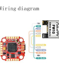 Wiring diagram for High Speed GPS Module With QMC5883L Compass For Drone Racing, showing connections for stable navigation.
