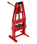 Heavy Duty 6 Ton Hydraulic Shop Press A Frame Benchtop With Press Plates And Adjustable Working Table Height For Car Repair And Garage Projects Red Pro Grade Construction