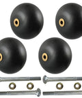 Outdoor Aftermarket Deck Wheels With Hardware Four Pack For Cheetah And Cougar Lawn Mower Replacements Five Inch Diameter