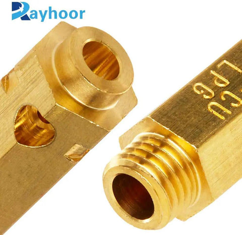 Close-up of brass components from Gas Dryer LP Conversion Kit For LG And Kenmore Dryers, Replaces 383EEL3002D And LP11835