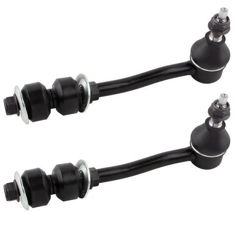 Front Upper And Lower Ball Joint And Sway Bar Link Kit For Dodge Dakota 1997 1998 1999 2WD And Dodge Durango 1999 2WD Replacement K7274 K7241 K7242 Drop In Ready And Built To Last. black steel sway bar links with ball joints