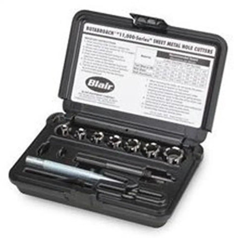 Pro Grade Workhorse Spot Weld Cutter Set With Metric Cutters Arbor And Pilot For Fast Weld Removal Heavy Duty Tool Kit open case
