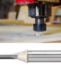 Close-up of a rotary tool in action with a Heavy Duty 10 Pack Air Compressor Valve Plate 80 Exhaust Short Plate below.