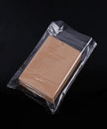 No Sweat Clear Pof Heat Shrink Wrap Bags 100 Piece Pack For Effortless Diy Packaging And Craft Projects 5.1X7.9 Inch transparent bag with sealed cardboard.