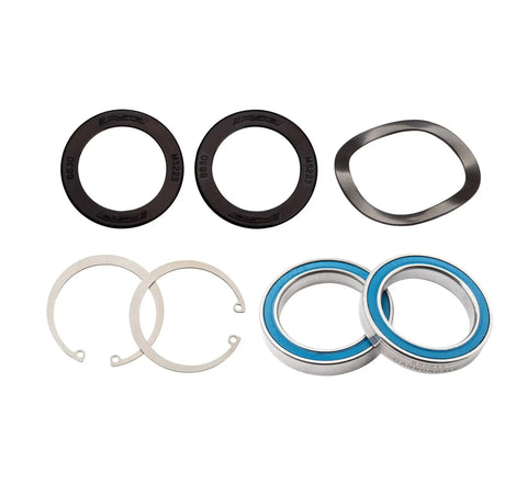 BB30 Bottom Bracket For Roadies, Stainless Steel Cartridge Bearings, Direct Fit For 68mm 73mm And 79mm Shell Widths, BBright Compatible, Durable Silver Road Cycling Crank Support; rings and bearings