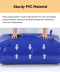 Collapsible Portable Water Storage Tank With Valve 500L Large Capacity Soft Water Bag For Camping And RV Trips Drought Ready