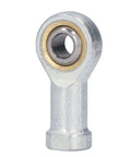 Bulletproof Spherical Rod End Bearings 4 Pack Featuring Genuine Right Hand Thread For Domestic And Import Vehicles Self Aligning Si10Tk design, showing a close-up of a single rod end with brass and steel parts.