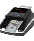 Portable Mini Money Counter And Counterfeit Detector With MG IR Image And Paper Quality Size Thickness Detection For Euro And US Dollars.