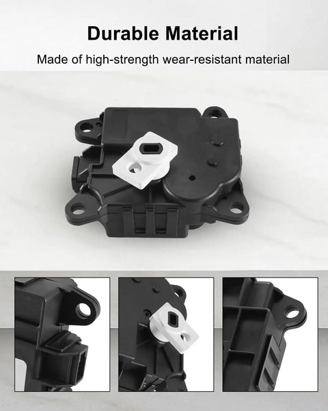 Top Shelf Heavy Duty Right Side Damper Actuator For Infiniti Q50 2014 Through 2022 Heater Blend Door Temperature Control Replacement Fits Genuine Oem 277324Ga0a showing durable high-strength material with mounting features.