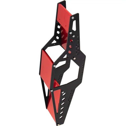 Side view of the Aluminum Chassis Frame Kit With Rocks Cage Body Shell Made For Axial SCX24 90081 AXI00001 RC Crawler Upgrade Parts