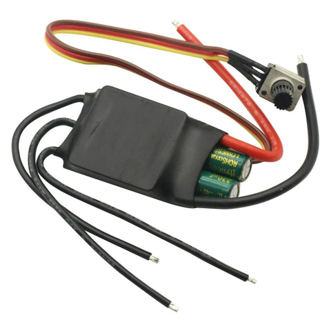 7 To 24V 200W Brushless DC Motor Controller ESC with Potentiometer, 3 Phase Hallless Drive Module, Speed Controller Board.