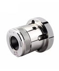 Rock Solid Cnc Lathe Chuck Mount And Precision Spindle Sleeve Direct Swap Part For CL 42A5 173E Setup side view of shiny spindle sleeve.