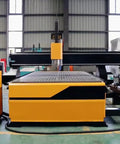 4 Axis CNC Router Machine for Wood and Soft Metal with Rotary Axis for 3D Engraving and Cutting in workshop setting