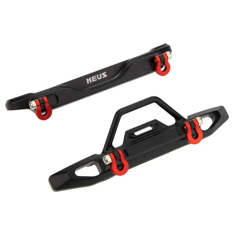 Beefed Up Front And Rear CNC Aluminum Bumper Upgrade For Axial SCX30 C10 Bronco One Thirtieth RC Crawler Fits Stock Body