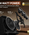 300W Acoustic Guitar Amp For Busking And Live Shows 8 inch woofer and 3 inch tweeter speakers detail