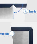 Self Adhesive Rubber Edge Trim For Sheet Metal EPDM U Channel Edge Protector Fits One Sixteenth Inch Metal 20 Feet Black Easy Peel Adhesive Cut To Size DIY Friendly, showing cutting and folding detail.