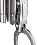 Manual Rope Grab With O Ring For Five Eighths Inch Or Three Quarters Inch Synthetic Rope, 310 Pound Capacity, stainless steel