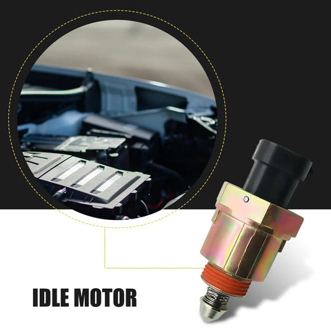 Direct Fit Auto Idle Air Control Valve for Cadillac Chevy GMC replaces 17089062 AC102, shown in engine compartment.