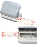 Super Handy Portable 3 Hole Puncher For Loose Leaf Paper A4 A5 B5 With 5 Sheet Capacity And Built In Positioning Ruler for scrapbooks
