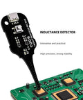 Portable Inductance Tester For Coils And Inductors One Button Coil Tester For PCB And Electronics Repair Green Light Indicator