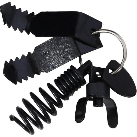 4 cutter heads for Heavy Duty Electric Sewer Snake Auger, made of steel, designed for effective blockage removal in drains.