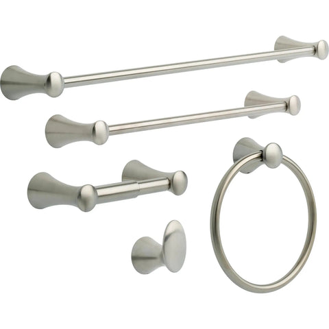 Brilliance 24 Inch Stainless Steel Towel Bar For Bathroom And Kitchen With Durable Brushed Finish That Resists Corrosion