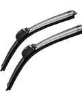 Top Notch All Season Windshield Wiper Blades Set Of Two 22 Inch for Cars And Trucks, heavy duty rubber build, designed for clear visibility.