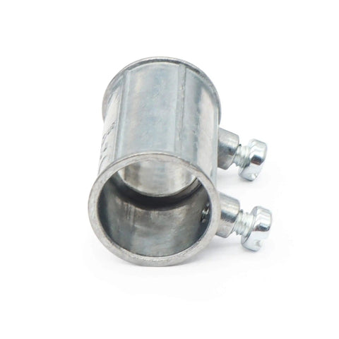 Durable Zinc Die Cast EMT Conduit Set Screw Connectors Half Inch Electrical Conduit Fittings Coupling Pack Of 30 For Easy Install In Gardens Factories And Parking Lots Weatherproof Construction For Long Lasting Use Across DIY Projects And Professional. 1/2 in zinc die-cast EMT set screw connector