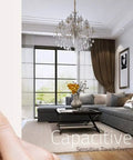 Hand using No Neutral Touch Light Switch With Tempered Glass Panel And Indicator Light For Modern Homes And Apartments 1 Gang 1 Way