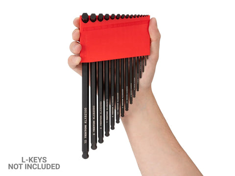 Grab And Go Hex L Key Holder For 1.3 To 10 Millimeter L Keys With Quick Access Front Facing Design And Low Profile Organization