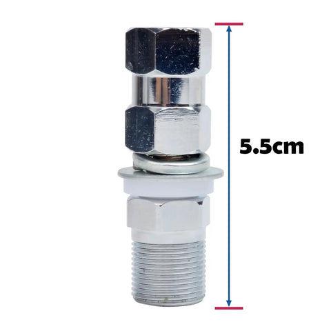 SO239 To 3/8-24 Antenna Adapter, Heavy Duty CB Stud Mount With UHF Female Connector, 1/2 Inch Hole Fit, 5.5cm length display