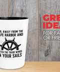 Funny Shipmate Shot Glass 1.5oz Ceramic Barware Gift For Ocean Lovers Captain Sailor Navigator Fisherman Party Accessory great