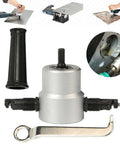 Beefy Heavy Duty Double Headed Metal Nibbler Cutter for Sheet Metal with 360 Degree Rotating Cutting Heads and parts
