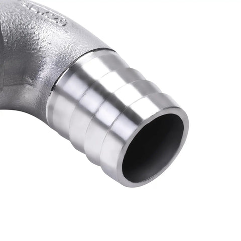 Stainless Steel 304 One Inch Hose Barb to Three Quarter Inch Female NPT 90 Degree Elbow Pipe Fitting For Home Brew Hoses Clamp Ready