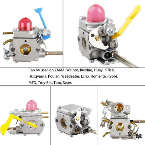 Carburetor Adjustment Tool For 2 Cycle Small Engine Trimmer Weedeater Chainsaw Leaf Blower Plug And Play Fitment Easy Tune Up For Most Carburetors Keeps 2 Stroke Engines Running Smooth And Ready For Peak Power And Reliable Performance, showcasing multiple angles and compatible brands.