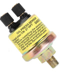 Universal Replacement Engine Oil Pressure Sensor Fits Aftermarket Gauges Slick 1/8 Npt Dual End Design with threaded connections.