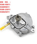 Heavy Duty Brake Booster Vacuum Pump Built Tough For Sweet Stopping Power And Rock Solid Reliability Compatible With Toyota Camry Rav4 Avalon 2.5L Engines 2018 2023 close-up showing metal body and suction port.