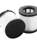Replacement Filter Two Pack for DeWalt DCV580 And DCV581H Wet Dry Vac Washable And Reusable Fits DCV5801H Durable Polypropylene Filter