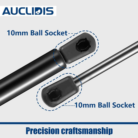 16 Inch Gas Strut Lift Support For Camper Shells And Truck Toppers, Heavy Duty 38lb 169N Lift Assist, 10mm ball socket detail