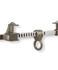 Smooth Aluminum Sliding Beam Anchor For I Beam Featuring 360 Rotating D Ring And Built Tough Nylon Rollers Delivers No Sweat Setup Plus Boss Level Fall Protection For Crews Who Want Reliable Job Site Safety Without The Hassle, detailed view of sliding mechanism and D-ring.