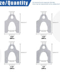 Universal Body Shim Kit 144 Pcs Set For Auto Alignment And Camber Adjustments Includes 1/16 Inch 1/64 Inch 1/32 Inch And 1/8 Inch Shims