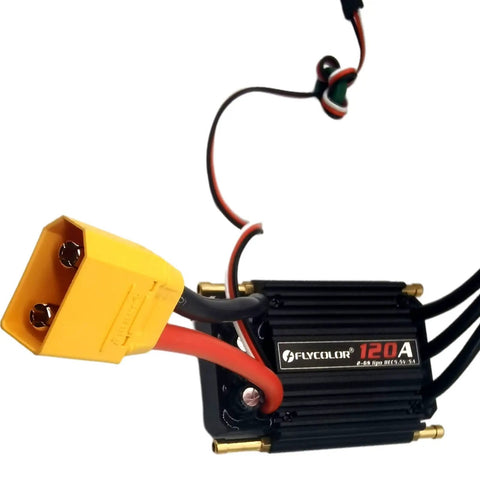 Waterproof Brushless ESC For RC Boats And Model Ships With 120A Rating 5V 5A BEC XT90 4mm Banana Plug Connector
