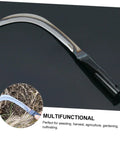 Lightweight Garden Mower And Reaping Tool with a black handle, ideal for weeding and harvesting, shown against a black background.