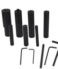 Expandable Arbor Set 1/4 To 1-1/4 Inch For Lathe And Milling Machines, 8 Piece expansion mandrel kit with wrenches
