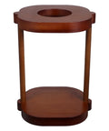 Solid Wood Coffee Filter Rack Straight Up Handcrafted Design For Pour Over Brewing And Outdoor Brew Stations top view of drip stand