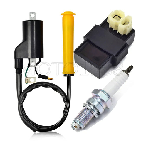 Igniter CDI Box Ignition Coil Spark Plug Kit For Honda TRX400EX Sportrax 1999 Through 2004 2x4 ATV Replacement Parts