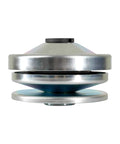 Side view of the metal driver pulley from the Torque Converter 30 Series Go Kart Kit With Three Quarter Inch Drive Clutch