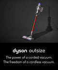 Outsize Cordless Vacuum Cleaner For Large Homes With 60 Minute Runtime 90 Percent More Power Power Trigger