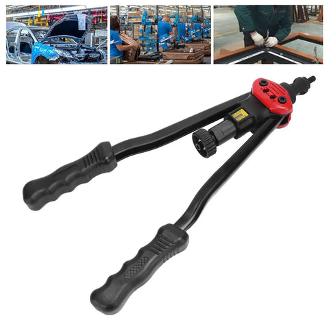 Professional Rivet Nut Tool Kit With 110 Pc Assortment And Carbon Steel Arm, Includes 11 Interchangeable Mandrels For Quick Setup, Heavy Duty Hand Setter For Tough Jobs And Auto Repair Projects Today