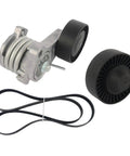 Heavy Duty V Belt Drive Kit Alternator Pulley Tensioner Set For BMW 1 3 5 E81 E90 E60 X3 X5 Z4 Replaces 11288624196 Ap03